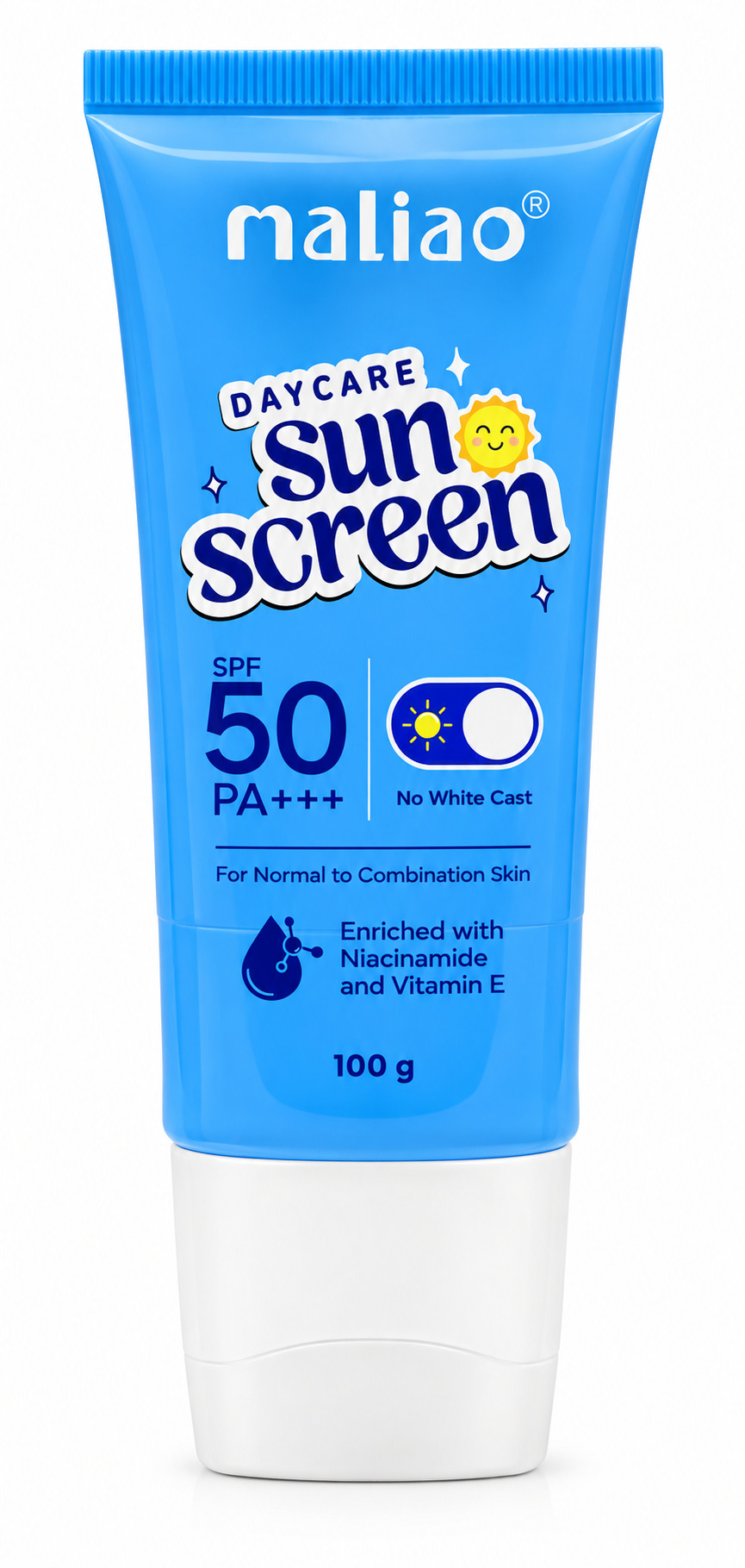 Maliao Day Care Sunscreen 100 gm With Niacinamide & Vitamin E